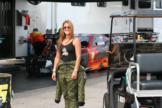 Waiting in the pits!
