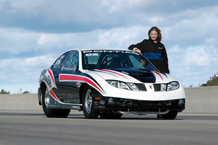 Victoria and her cool Sunfire!